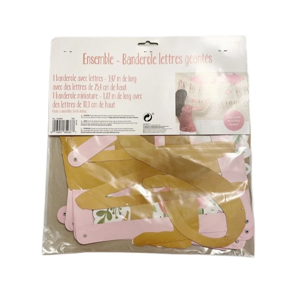 AMSCAN Jumbo Letter Banner Kit